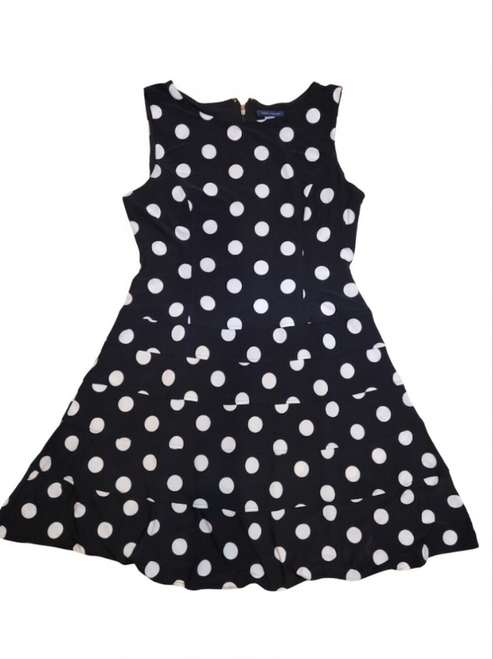 Tommy Hilfiger | Black and White Polka Dot Dress | 12